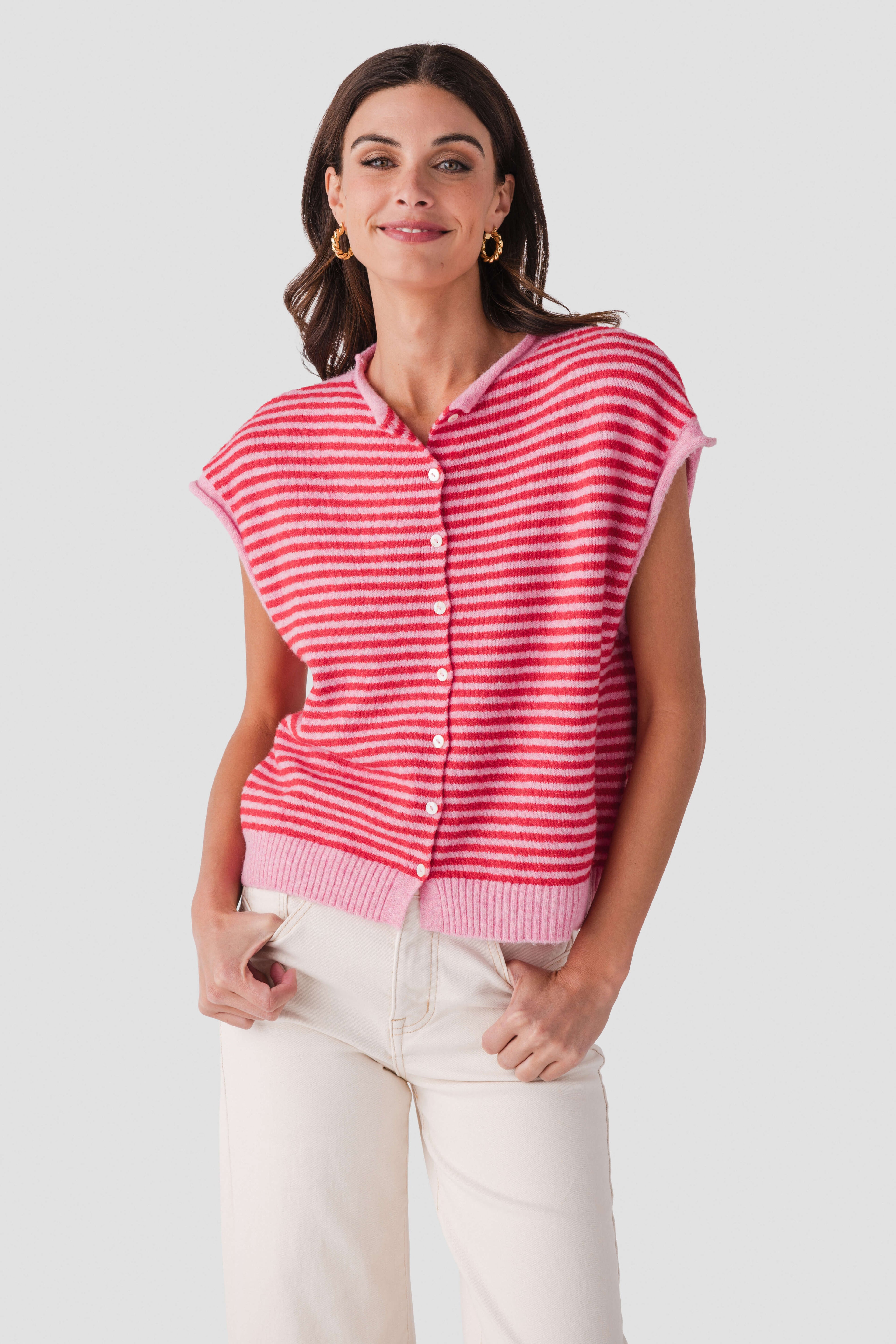 Things Between Striped Piper Vest