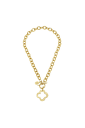 Susan Shaw Gold Clover Necklace