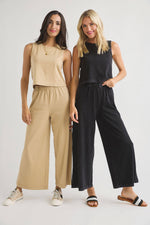 Z Supply Scout Jersey Crop Flare Pants