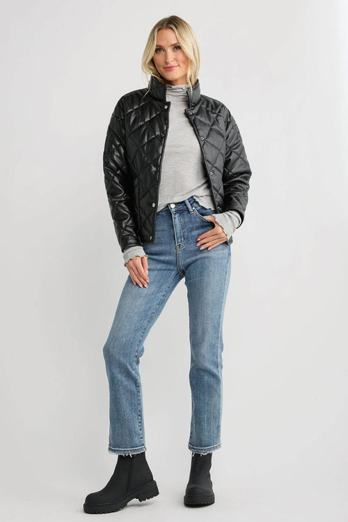 Z Supply Heritage Faux Leather Jacket