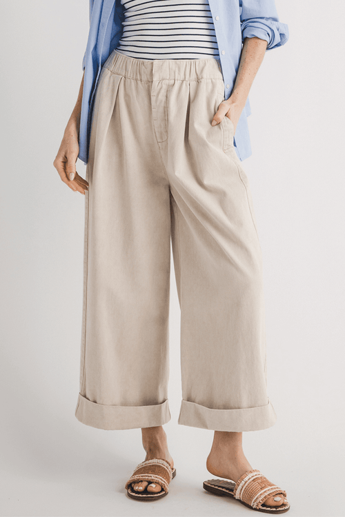 Free People After Love Cuffed Pants