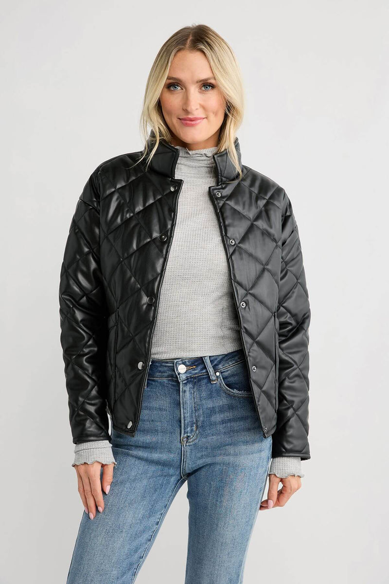 Z Supply Heritage Faux Leather Jacket