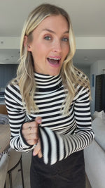 By Together Striped Turtleneck