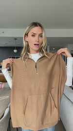 RD Style Cosima Mock Neck Poncho