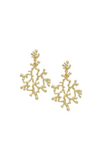 Susan Shaw Coral Branch Earrings