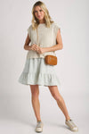 Ces Femme Striped Seersucker Dress
