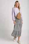 Faux Suede Sling Bag
