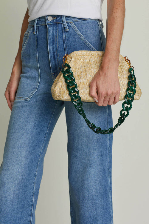 Resin Emerald Chain Strap