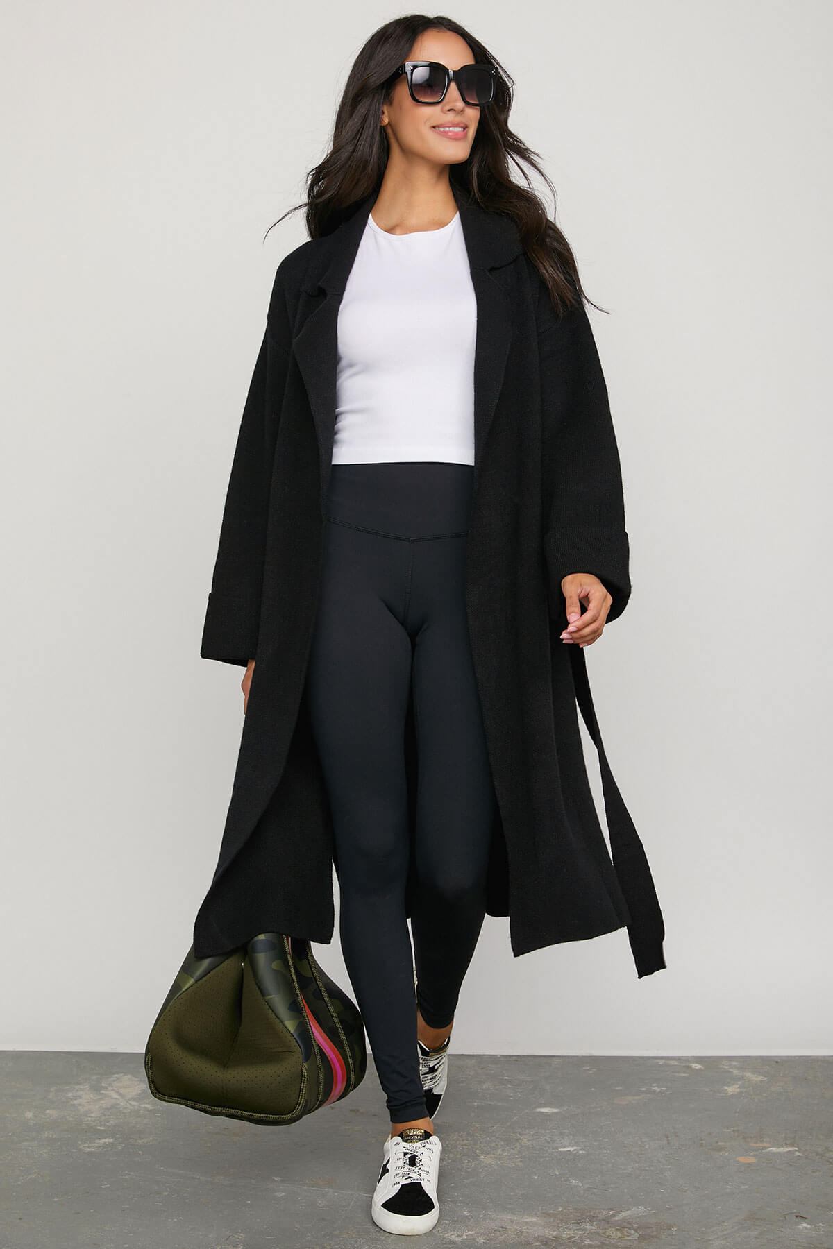 Blu Ivy Knit Trench Coat – Social Threads