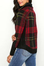 RD Style Plaid Funnelneck Sweater (exclusively ours)